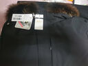 雪中飛鵝絨羽絨服男中長(cháng)款連帽大毛領(lǐng)加厚工裝時(shí)尚休閑商務(wù)冬季外套180 曬單實(shí)拍圖