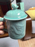 涵青堂超大號陶瓷帶蓋辦公杯泡茶杯青瓷龍紋杯商務(wù)禮品 650ml  禮盒裝 龍杯天青釉（禮盒裝） 曬單實(shí)拍圖