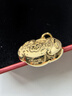 周大福兒童寶寶百福長命鎖黃金吊墜(工費(fèi)160)約4.9g EOF98禮物 曬單實(shí)拍圖