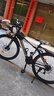 金武端自行車(chē)成人山地車(chē)公路賽車(chē)單車(chē)騎行變速超輕越野中學(xué)生初中青少年 頂配版-輻條輪-黑白色 26寸21速 曬單實(shí)拍圖