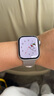 Apple/蘋(píng)果 Watch Series 10 智能手表GPS款42毫米銀色鋁金屬表殼青云色回環(huán)式運動(dòng)表帶MX1L3CH/B 曬單實(shí)拍圖