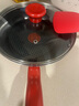 特福（Tefal）平底鍋家用牛排不粘煎鍋少油煙有鈦煎餅鍋電磁爐燃?xì)庠钔ㄓ?4cm 曬單實(shí)拍圖