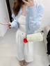 南木熊休閑褲女2025年秋裝新款藍色毛衣外套女裝春秋套裝針織衫衣服褲子 藍色開衫三件套均碼【90-115斤】 曬單實拍圖