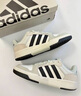adidas ENTRAP美式校園風(fēng)運動(dòng)板鞋少年感復古籃球鞋男女阿迪達斯   白色/黑色/礬土棕   40.5 曬單實(shí)拍圖