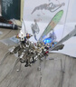 機械黨金屬拼裝模型精密積木玩具圣誕禮物昆蟲(chóng)立體3d拼圖潮玩手辦擺件 幻息螳螂 曬單實(shí)拍圖