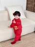 巴拉巴拉童裝兒童套裝寶寶兩件套秋冬裝夾棉保暖加厚可愛(ài)溫暖衣服 紅色蘋(píng)果好運貓60611 80 曬單實(shí)拍圖
