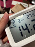 無(wú)印良品（MUJI）數字鐘 中 白色 125*80*36mm 桌面時(shí)鐘家用電子時(shí)鐘 曬單實(shí)拍圖