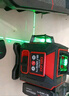 德力西電氣 DELIXI ELECTRIC紅外線水平儀高精度強(qiáng)光細(xì)線自動(dòng)調(diào)平綠光藍(lán)12線激光室外建筑戶外 綠光12線巨無霸雙電＋全套配件 曬單實(shí)拍圖
