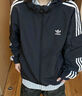 adidas經(jīng)典三條紋運動(dòng)連帽夾克外套男女秋季阿迪達斯三葉草 黑色   L 曬單實(shí)拍圖