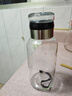 【送杯套】大容量加厚玻璃杯子便攜噸噸杯茶水分離帶杯套泡茶水杯 透明 1000ml噸噸桶 1只裝 曬單實拍圖