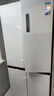 美的（Midea）508升十字四開門一級(jí)能效雙系統(tǒng)雙循環(huán)除菌凈味國(guó)家補(bǔ)貼20%家用冰箱大容量BCD-508WSPZM(E)海貝白 曬單實(shí)拍圖