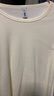 森馬（Semir）[商場(chǎng)同款]長(cháng)袖T恤女緊身簡(jiǎn)約百搭2025新款春圓領(lǐng)打底衫基礎 奶白10501 M 160/84A 曬單實(shí)拍圖
