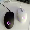 羅技（G）G102第二代游戲鼠標(biāo) RGB流光燈效鼠標(biāo) 輕量化  游戲級8000DPI傳感器 黑色 200-8000DPI 曬單實(shí)拍圖