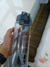 樂(lè)扣樂(lè)扣水杯吸管杯大容量運(yùn)動(dòng)官方正品水壺男兒童上學(xué)專用杯子灰色950Ml 曬單實(shí)拍圖