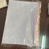 得力(deli)5只A4防水網(wǎng)格拉鏈袋 文件袋一年級小學生科目分類袋 馬卡龍色系混色63481 曬單實拍圖