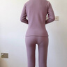 婷美羊羔絨加厚加絨保暖內衣女士秋衣秋褲套裝發(fā)熱無(wú)痕冬季打底衫 紫薯色 XL 【建議體重100-120】 曬單實(shí)拍圖