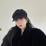 妤遇（YUUZYUUS）品牌女裝羊羔毛皮毛一體外套女2025冬季新款中長(cháng)款寬松顯瘦氣質(zhì)黑色M 曬單實(shí)拍圖