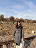 AEMAPE反季特價(jià)牛角扣灰色呢子大衣女2025新款秋冬毛呢外套韓系短款 灰色 L -120-125斤 曬單實(shí)拍圖
