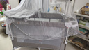 樂韻寶嬰兒床拼接床多功能折疊嬰兒床可移動(dòng)寶寶床新生兒禮物哄娃神器 【增】尿布臺(tái)+玩具架+蚊帳+搖桿 曬單實(shí)拍圖