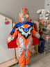 ULTRAMAN奧特曼衣服男童加絨加厚發(fā)光冬裝兒童賽羅男孩冬季套裝蜘蛛俠童裝 【格麗喬】（發(fā)光眼鏡胸燈） 120 【建議身高110-120cm】 曬單實(shí)拍圖