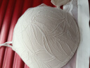 蕉內(nèi)舒服蕾303A女士內(nèi)衣輕性感蕾絲薄款透氣法式文胸罩七夕情人節(jié)禮物 【貝殼杯】星白 M (70C/75A/75B) 曬單實拍圖