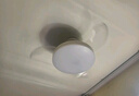 美的（Midea）風(fēng)扇燈餐廳吊扇燈led臥室燈隱形扇葉遙控三防燈具熟睡風(fēng)包安裝 曬單實(shí)拍圖