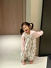 威爾貝魯（WELLBER）恒溫睡袋嬰幼兒1-3歲竹棉睡衣秋冬兒童寶寶防踢被子薄夾棉 綺夢L 曬單實(shí)拍圖