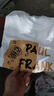 大嘴猴（paul frank）短袖男士夏季重磅純棉短袖t恤男裝潮牌半袖體恤外套 白色 3XL 曬單實(shí)拍圖