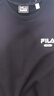斐樂(lè )（FILA）官方男子加絨保暖衛衣秋冬季時(shí)尚休閑簡(jiǎn)約圓領(lǐng)套頭衫長(cháng)袖上衣男裝 正黑色-BK L 曬單實(shí)拍圖