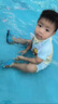 B.Duck小黃鴨兒童泳衣男女寶寶連體防曬耐氯1-3歲嬰幼兒游泳衣【A類(lèi)】 曬單實(shí)拍圖