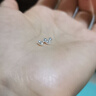 彩萊婭999足銀元寶耳釘女純銀迷你養(yǎng)耳洞耳骨釘新款擰扣螺耳環(huán)女士耳飾 999足銀元寶耳釘(兩只) 禮盒包裝 曬單實拍圖