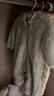 papa爬爬秋冬季男女寶寶動(dòng)物爬服連體衣加厚抱抱絨保暖嬰兒哈衣 恐龍寶寶 80cm 曬單實(shí)拍圖
