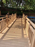 塑木護欄圍欄戶(hù)外景觀(guān)河道立柱欄桿景區公園步棧道防腐木扶手定做 塑木護欄-請咨詢(xún)客服 曬單實(shí)拍圖