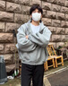 牧唯開(kāi)衫連帽長(cháng)袖衛衣男生2025春秋新款cleanfit高級感雙拉鏈上衣外套 灰色 90%的買(mǎi)家選擇 XL [建議115-130斤] 曬單實(shí)拍圖