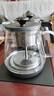 FUNORK全自動(dòng)上水電熱水壺 茶臺燒水壺家用辦公一體機茶桌茶幾嵌入式茶具電茶爐套裝 RY-10鈦灰色蒸茶款 曬單實(shí)拍圖