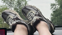 耐克（NIKE）Zoom Vomero 5女鞋復古潮流休閑透氣反光輕盈緩震運動(dòng)休閑鞋 FD9920-022 37.5 曬單實(shí)拍圖