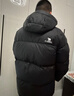 駱駝?dòng)鸾q服防潑水鴨絨男女加厚戶外防寒冬季面包服 黑色 男女同款,7674B L 曬單實(shí)拍圖