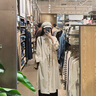 無印良品（MUJI）女式不易沾水防紫外線立領大衣防曬衣服女款25年早秋風衣外套女裝 深棕色 M (160/84A) 曬單實拍圖