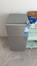 志高（CHIGO）小冰箱迷你小型家用冷藏冷凍兩用宿舍出租房用雙門(mén)辦公室電冰箱節能省電 【一級能效】58L銀色【三天約一度電】 曬單實(shí)拍圖