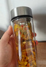 希諾（HEENOOR）抗菌玻璃杯雙層隔熱辦公車(chē)載水杯男2025新款泡茶杯子X(jué)N-9303KT 曬單實(shí)拍圖