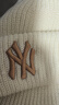 MLB保稅倉發(fā)貨MLB韓國男女NY毛線(xiàn)帽洋基包頭保暖針織帽戶(hù)外3ABNM0726 50CRS米白色NY 均碼 曬單實(shí)拍圖