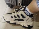 鴻星品尓克斷碼踩屎感真皮運動(dòng)鞋女秋季2026新款百搭莆田老爹鞋軟底防滑 黑色 36 曬單實(shí)拍圖