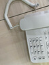 飛利浦(PHILIPS）電話(huà)機座機 固定電話(huà) 辦公家用 來(lái)電顯示 雙接口 免電池 CORD118白色 曬單實(shí)拍圖