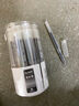 得力（deli）拔帽黑色中性筆水筆簽字筆 0.5mm全針管辦公用品 40支/桶33107 曬單實(shí)拍圖
