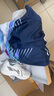 李寧T恤短褲套裝男女同款速干涼爽比賽服AATT021 深航艦藍(lán)-1 XXL 曬單實(shí)拍圖