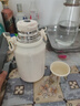富光拾喜（FUGURNG BESTJOY）保溫杯大容量戶(hù)外運動(dòng)便攜學(xué)生茶杯316不銹鋼手提杯子白色1000ml 曬單實(shí)拍圖