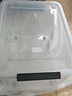 禧天龍塑料衣物收納箱玩具整理箱55L 透明 1個(gè)裝 帶輪 曬單實(shí)拍圖