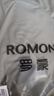 羅蒙（ROMON）T恤男短袖夏季潮流冰絲感百搭上衣商務(wù)休閑透氣打底衫LY7軍綠2XL 曬單實拍圖
