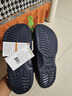 卡駱馳（CROCS）洞洞鞋貝雅男鞋女鞋輕便耐磨一腳蹬拖鞋休閑鞋|10126 深藍-410 40 (250mm) 曬單實(shí)拍圖