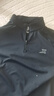 特步（XTEP） 男子半拉鏈長(cháng)袖t恤舒適休閑訓練跑步服內搭速干衣透氣上衣 正黑色-散熱保暖（男） XL 曬單實(shí)拍圖